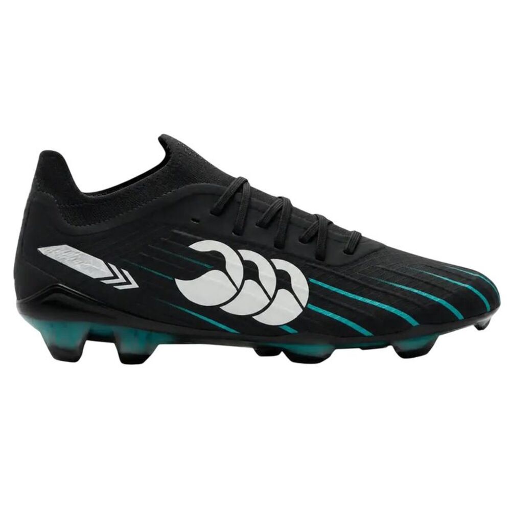 Canterbury Unisex Adult Speed Falcon 2.0 Elite Firm Ground Rugby Boots / Black/G
